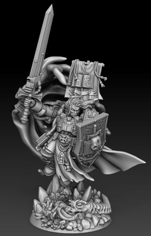 Silver Wardens Supreme Warptraveler (presupported)